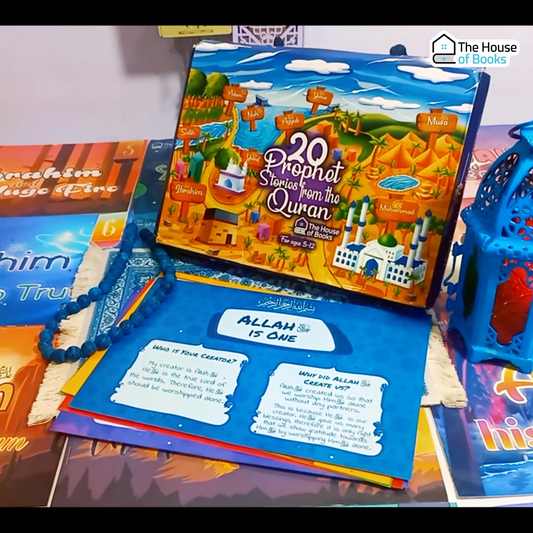 Prophets' Stories from Quran for Children 20 Books Box Set (English/Urdu)